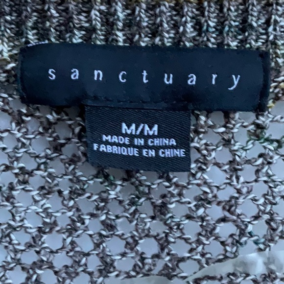 Sanctuary open knit sweater M - Picture 4 of 6
